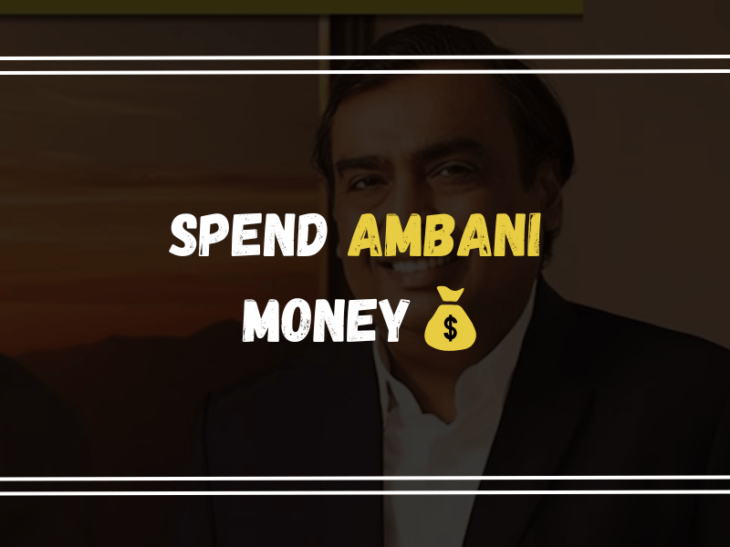 Spend Ambani Money game online