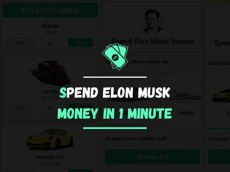 Spend Elon Musk Money in 1 Minute