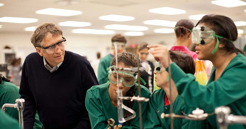 spend money on Education as bill gates spends