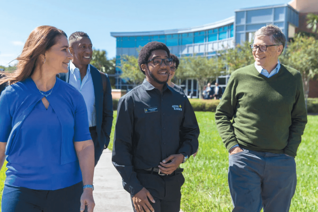 bill gate built schools