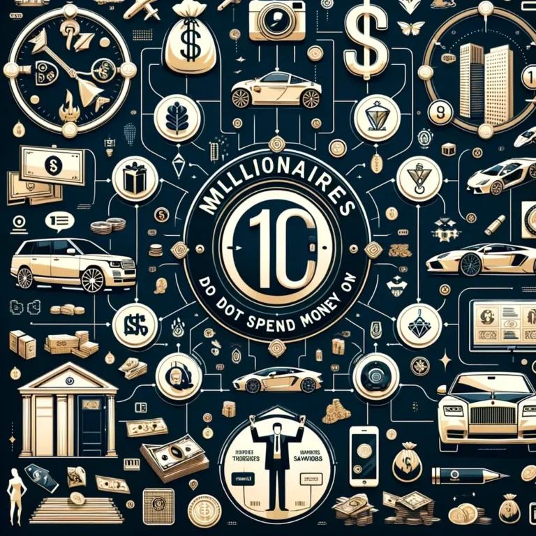 10 Things Millionaires Do Not Spend Money On you will neeed