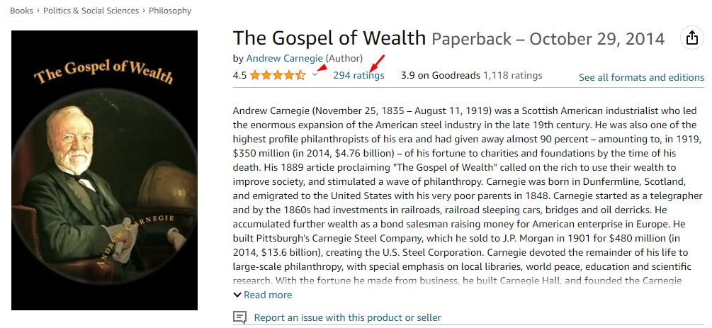 The Gospel of Wealth Paperback 